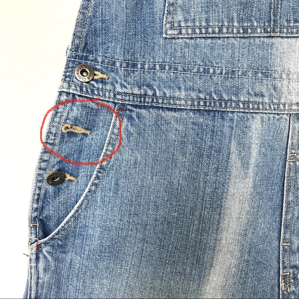 Austin Trading Co. Denim Bib Overalls L - Picture 12 of 12